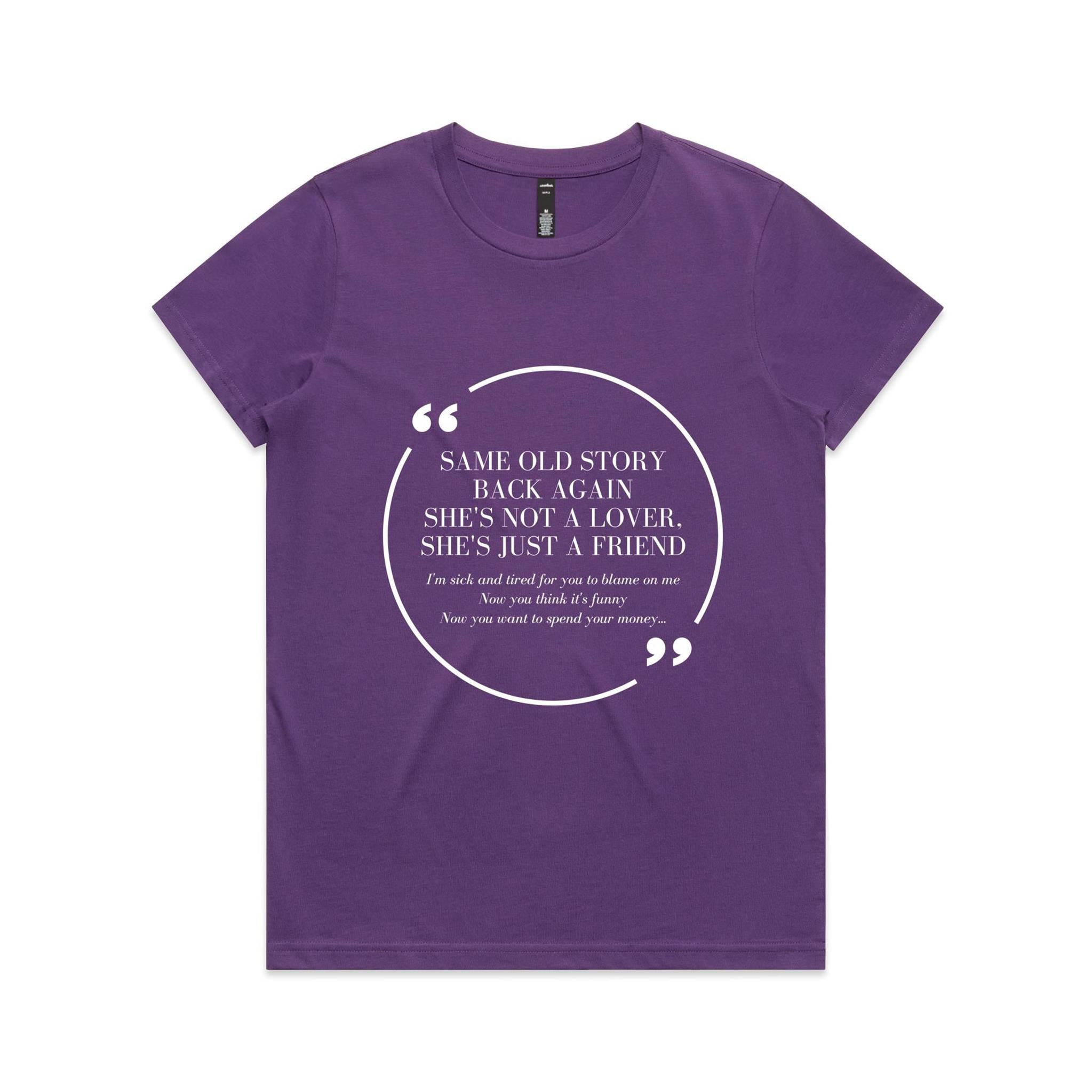 Wish I Didnt Miss You -  Women's Maple Tee