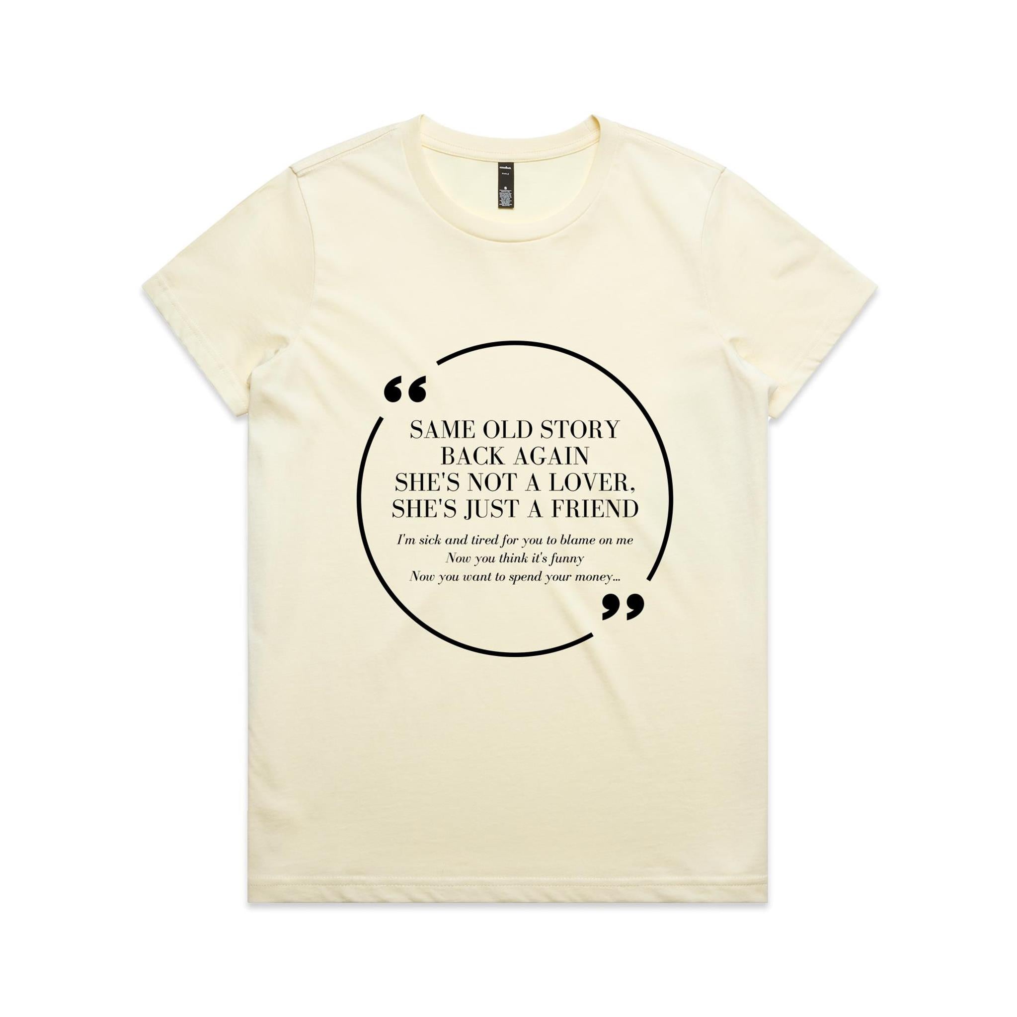 Wish I Didnt Miss You -  Women's Maple Tee