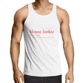 House Junkie Fiery Red Lowdown - Mens Singlet Top