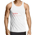 Jackin Fiery Red Lowdown - Mens Singlet Top