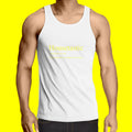 Housetastic Canary Yellow Lowdown - Mens Singlet Top