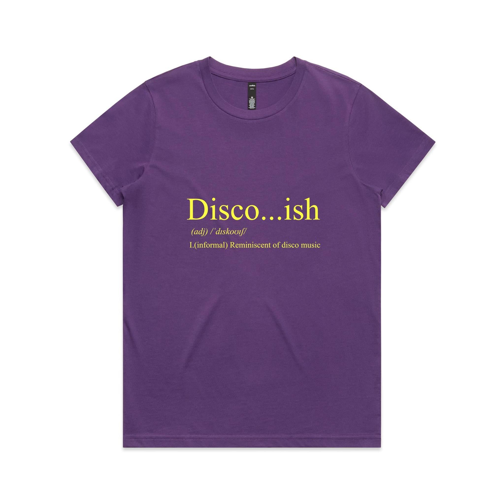 Disco...ish Women's Maple Tee