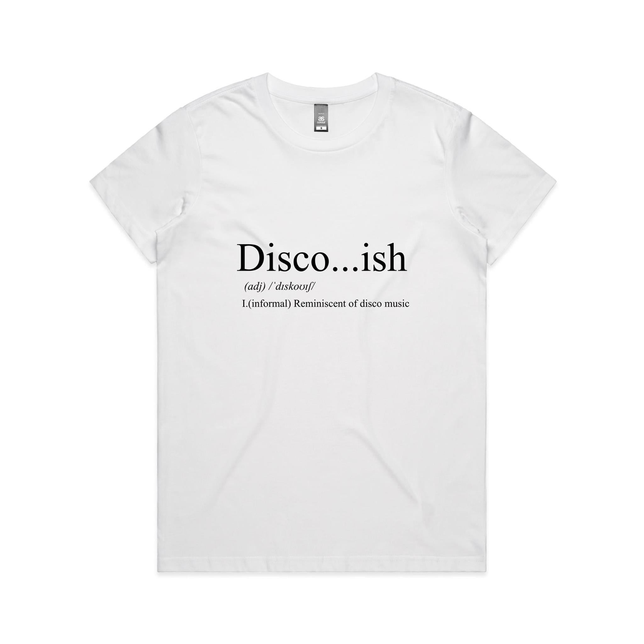 Disco...ish Women's Maple Tee
