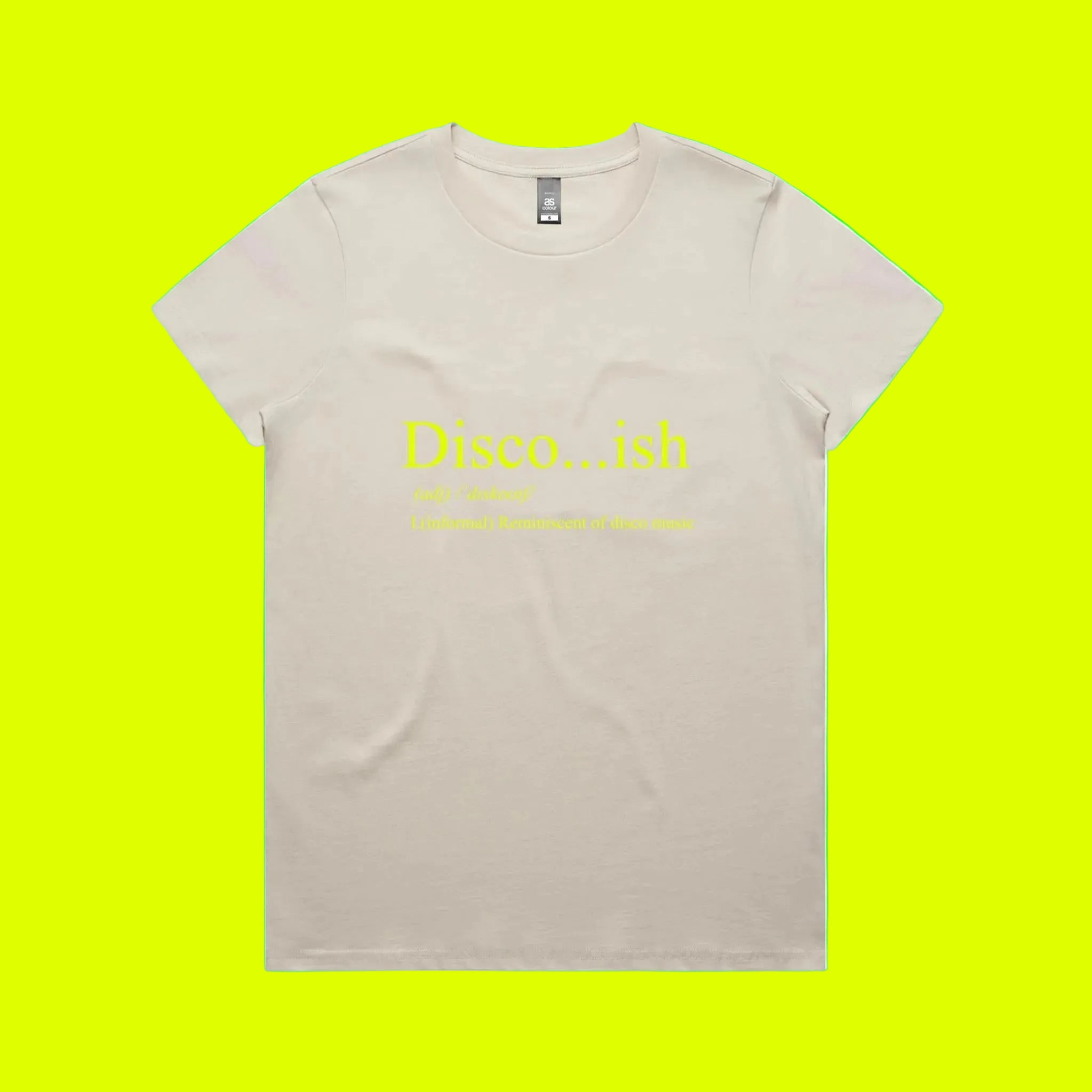 Disco...ish Women's Maple Tee