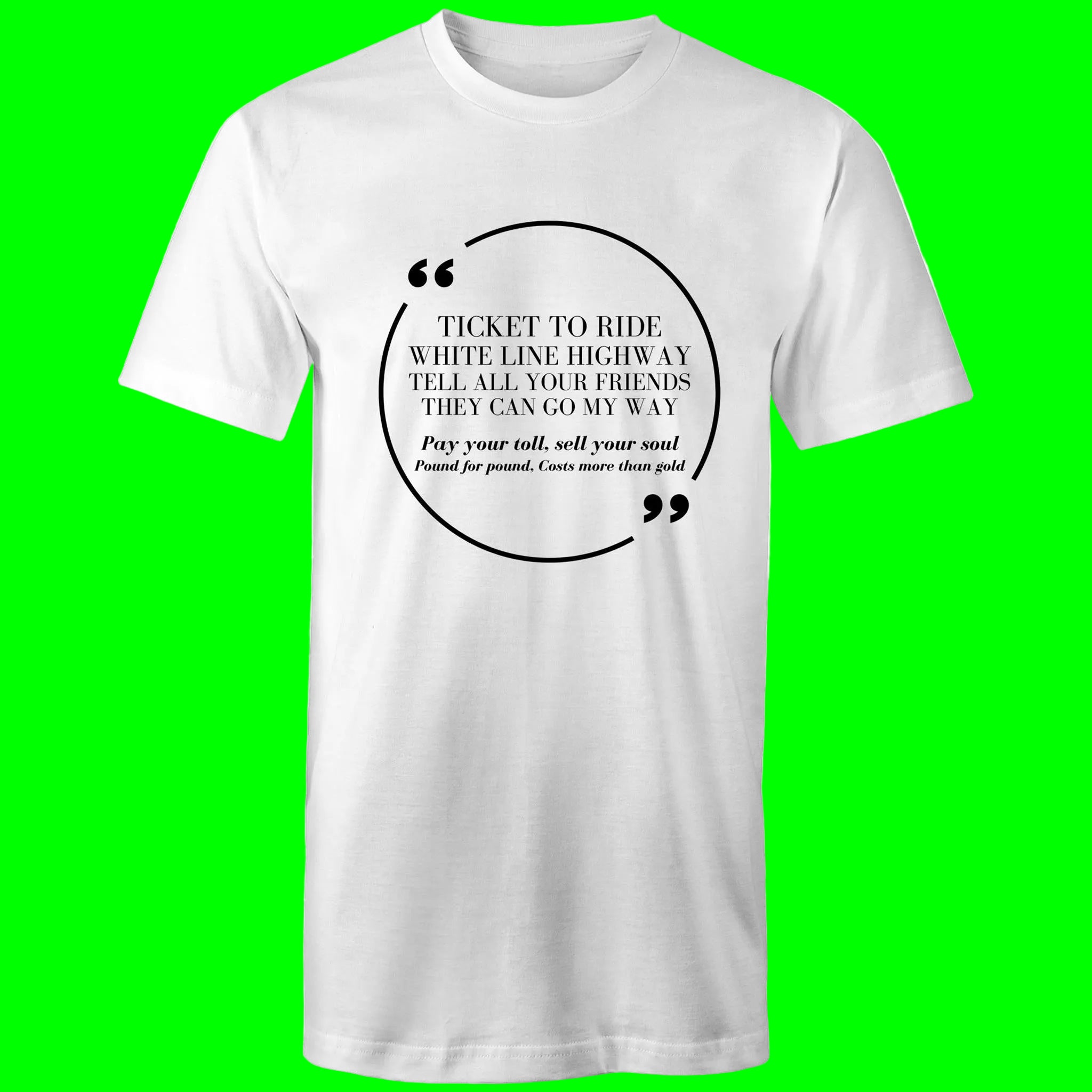 White Lines - Mens Tall Tee