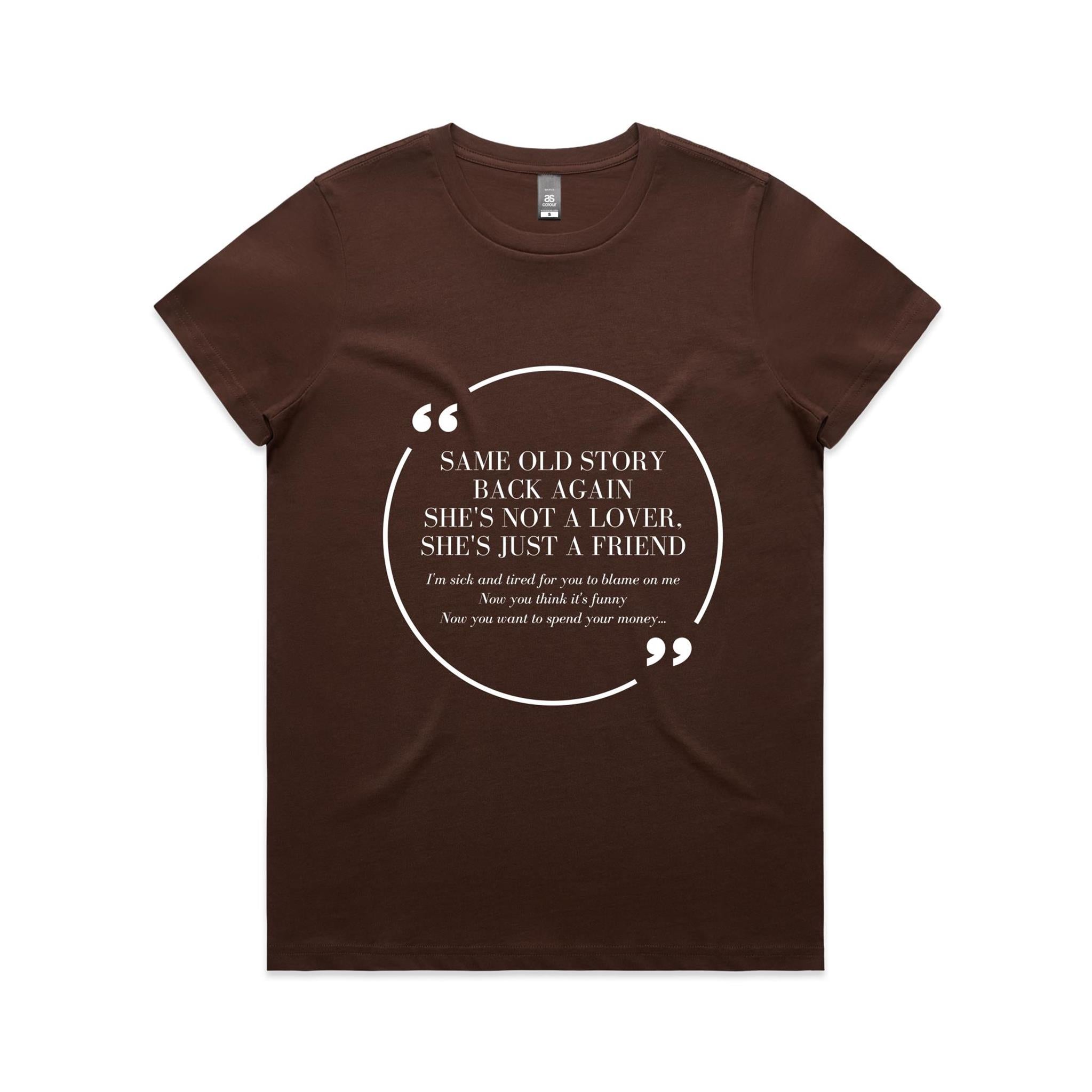 Wish I Didnt Miss You -  Women's Maple Tee