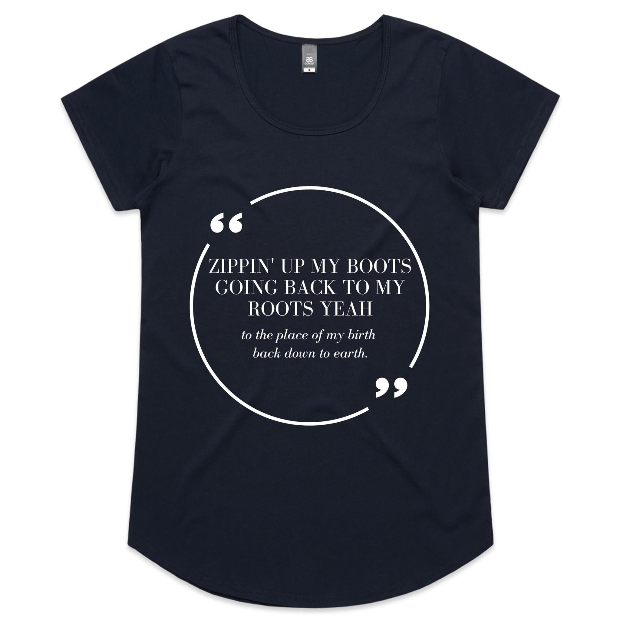 Back to My Roots - Womens Scoop Neck T-Shirt