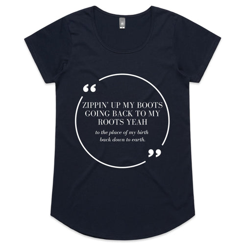 Back to My Roots - Womens Scoop Neck T-Shirt