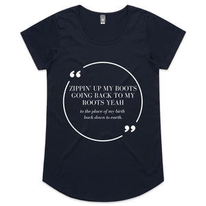 Back to My Roots - Womens Scoop Neck T-Shirt