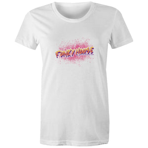 Funky House - Makes me wanna dance - Womens Crew T-Shirt