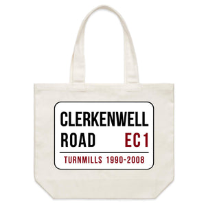 Clerkenwell Road EC1 - Shoulder Canvas Tote Bag