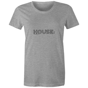 house Logo - Womens Crew T-Shirt