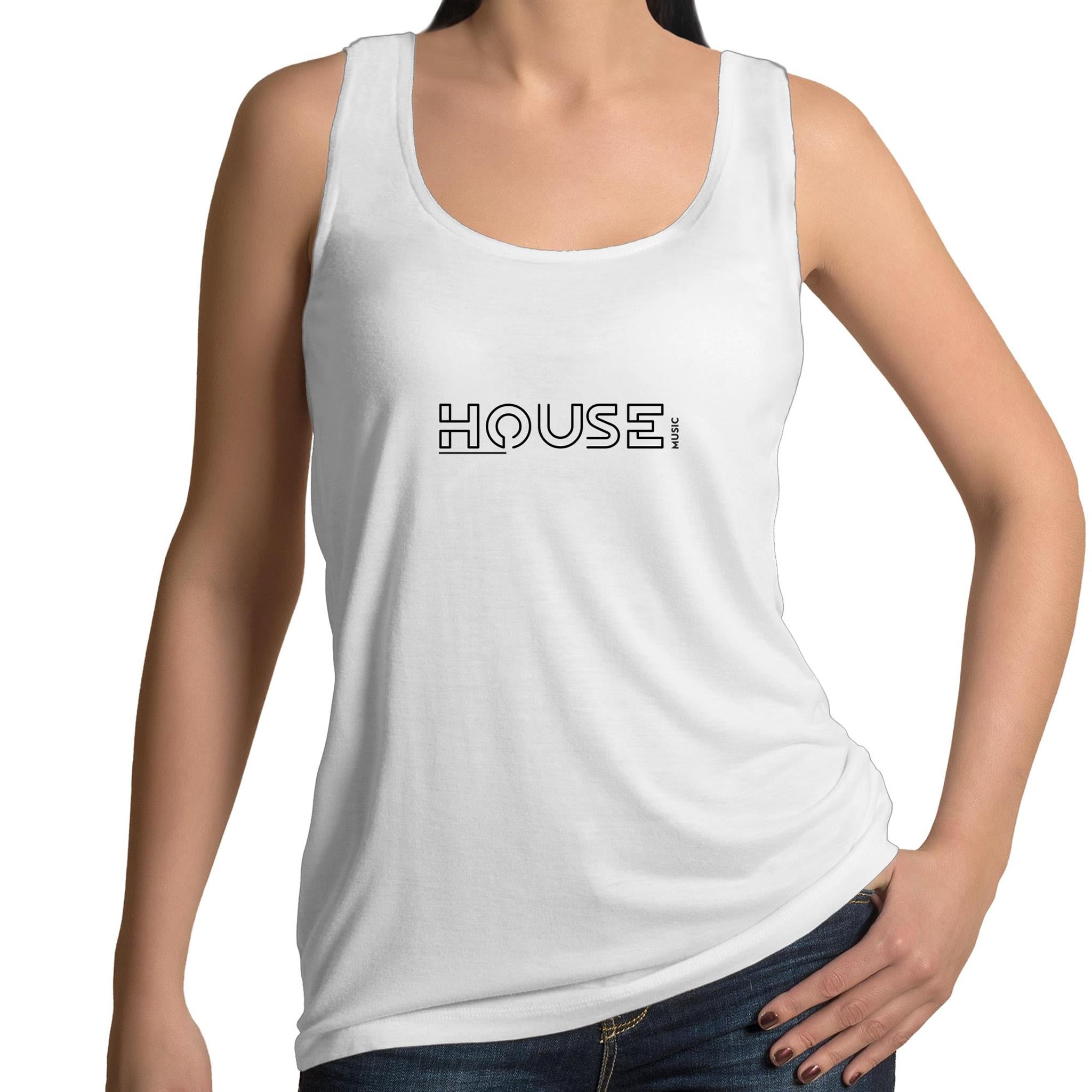 House Logo - Womens Singlet