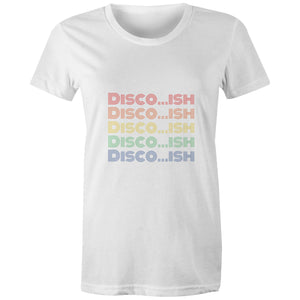 Disco...ish Repeat - Womens Crew T-Shirt