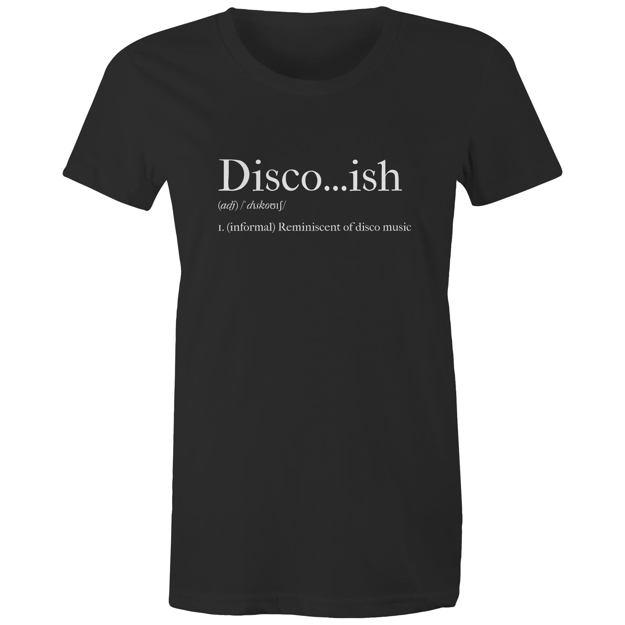 Disco...ish - Womens Crew T-Shirt