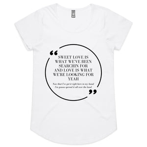 We Found Love - Womens Scoop Neck T-Shirt