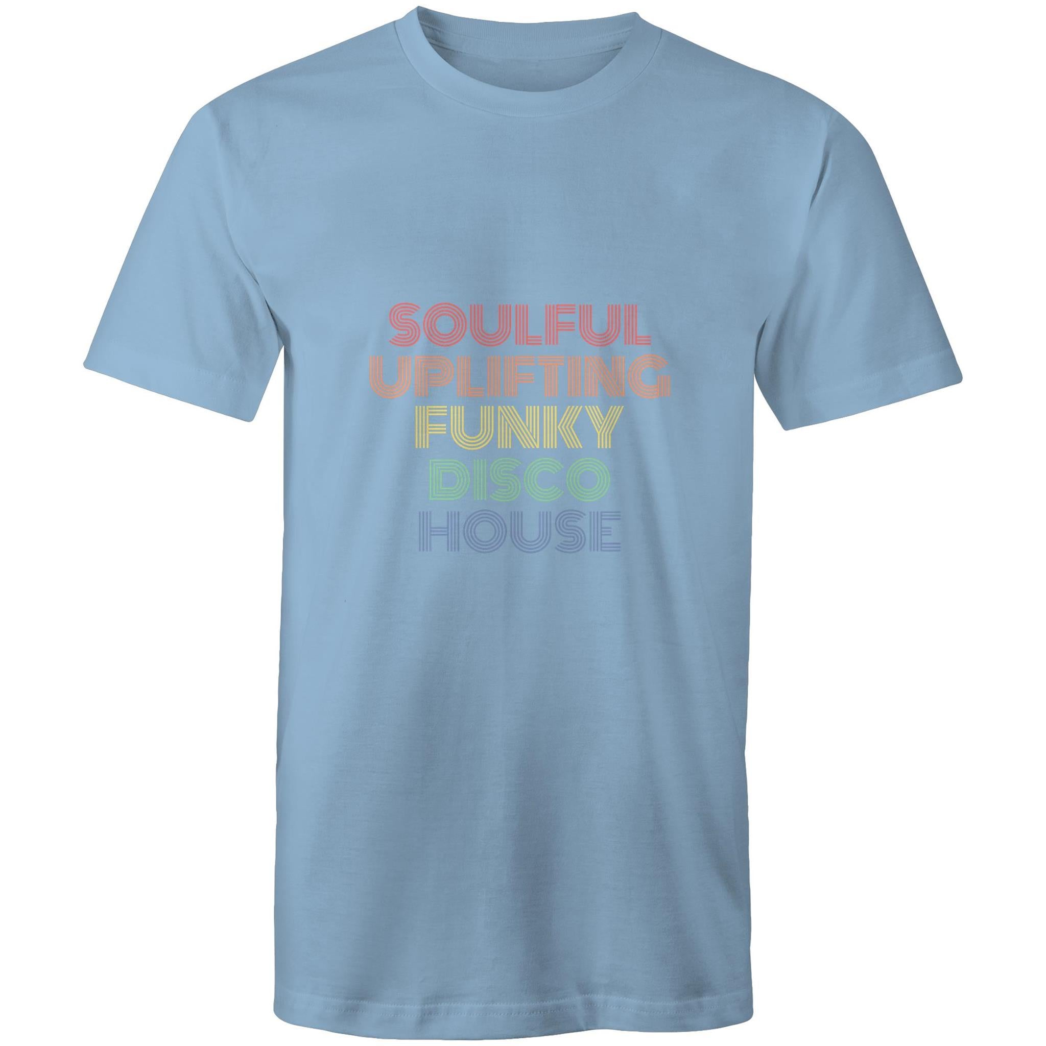 Soulful, Uplifting, Funky Disco, House - Mens T-Shirt