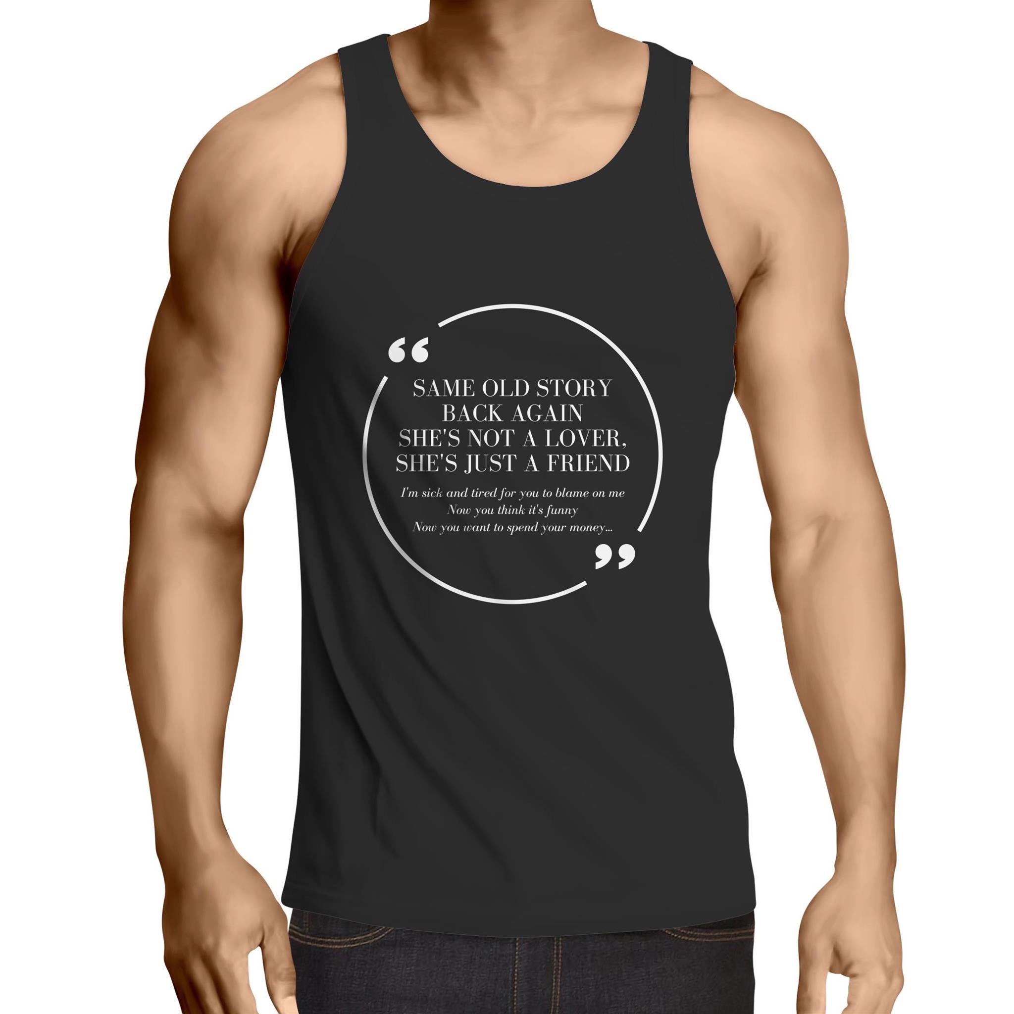 Wish I Didn't Miss You - Mens Singlet Top