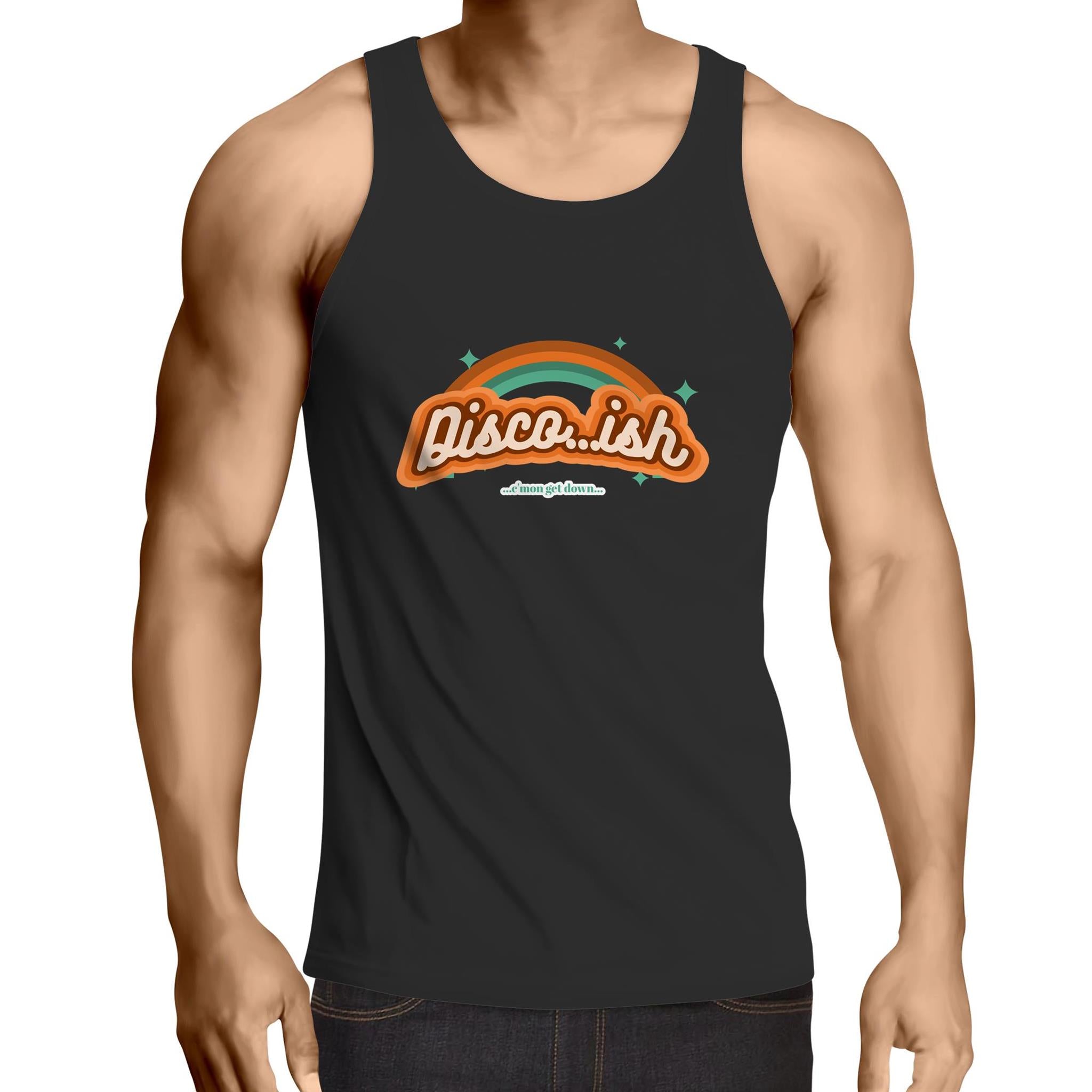 Disco...ish Retro - Mens Singlet Top