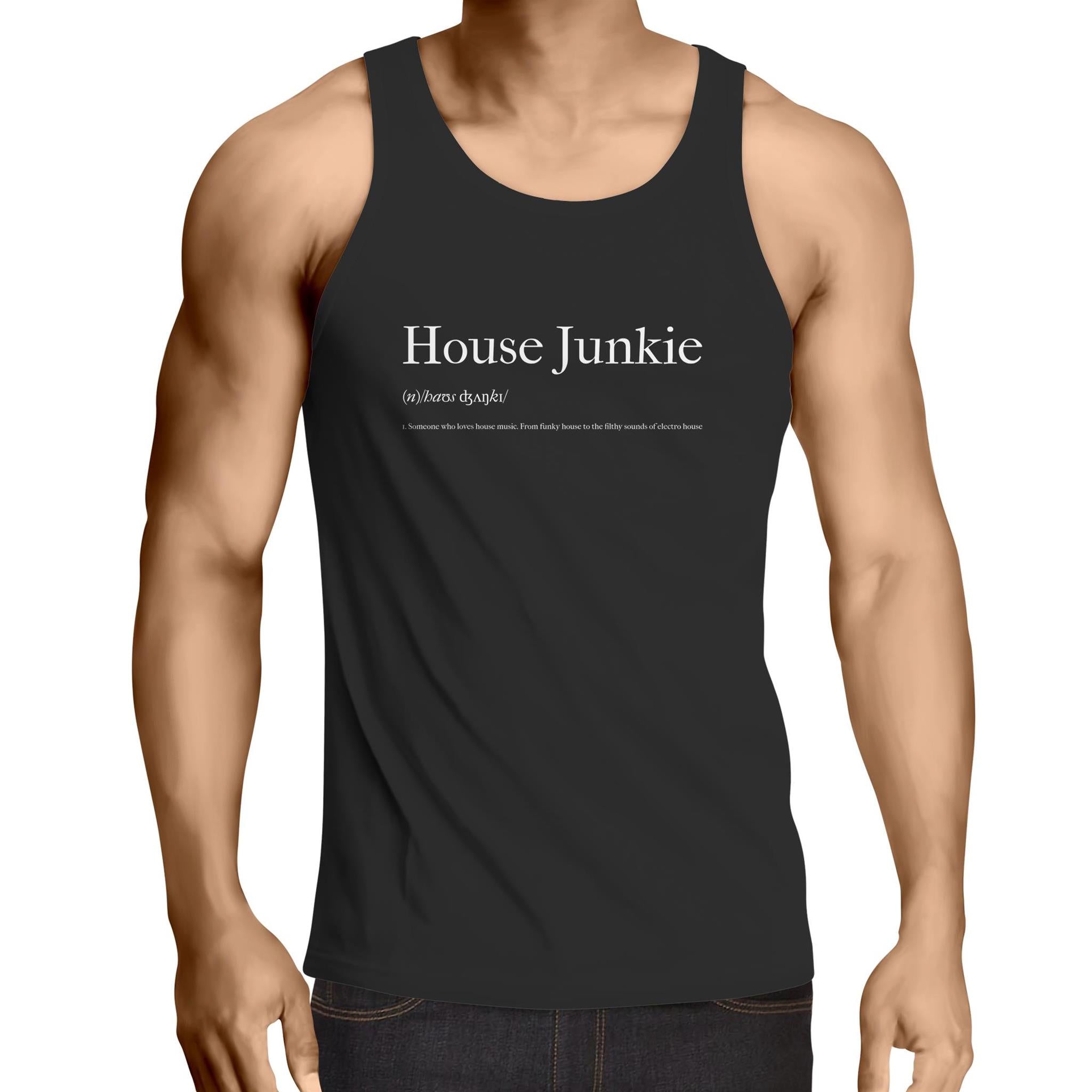 House Junkie - Mens Singlet Top