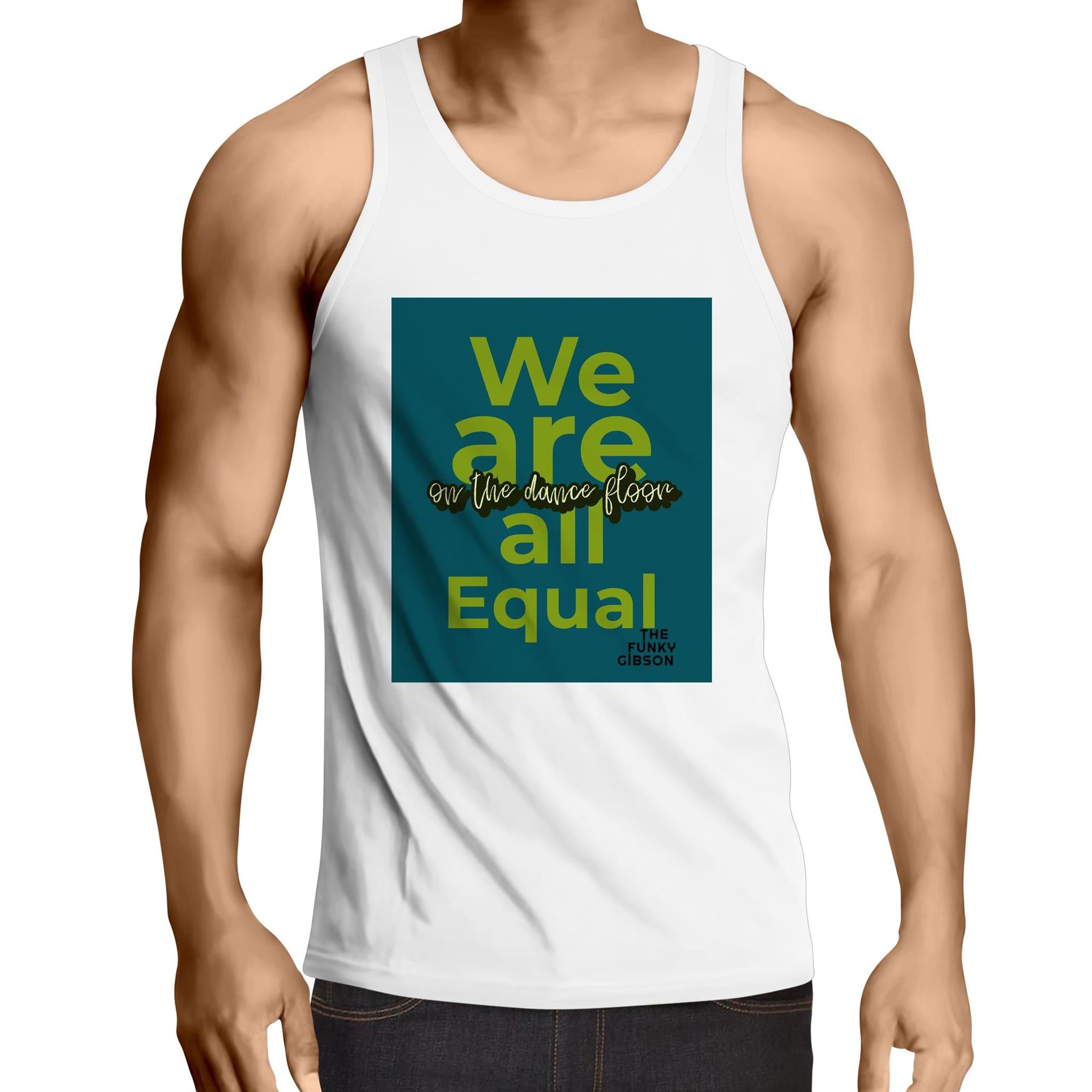 We are all Equal - Mens Singlet Top