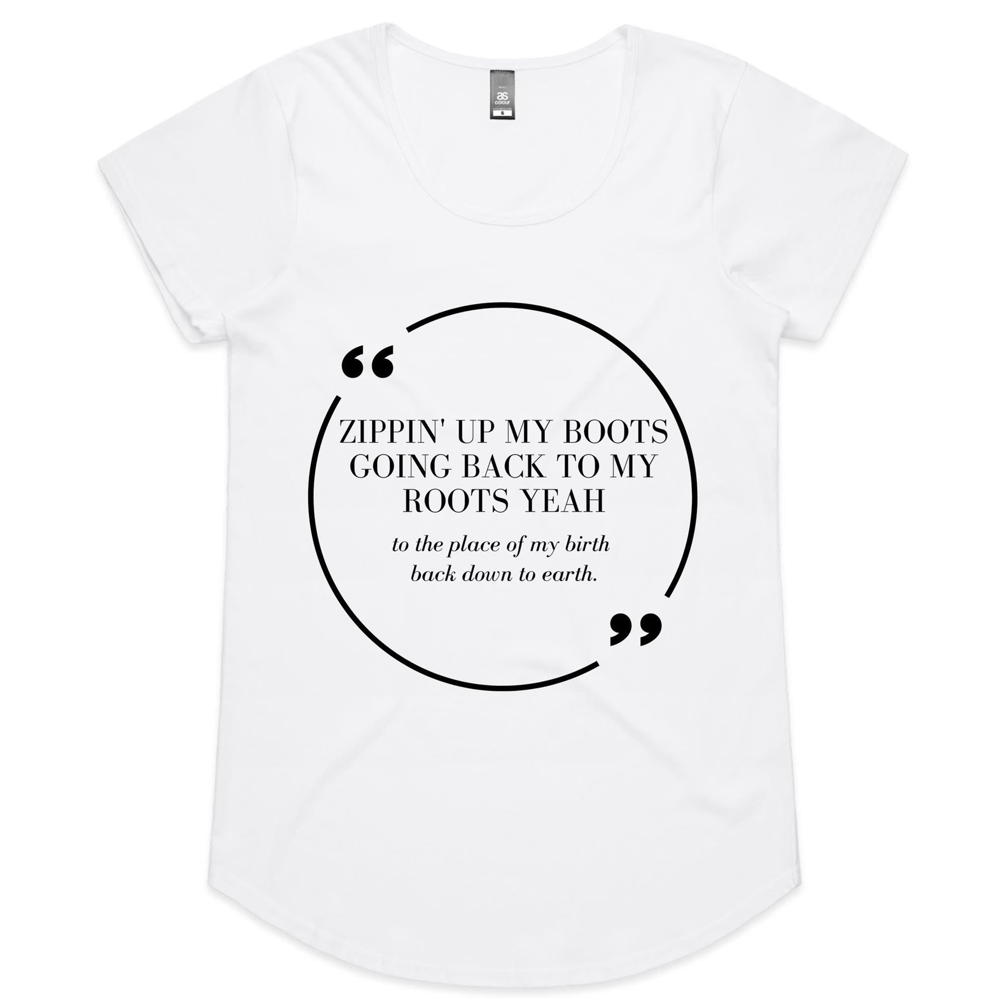 Back to My Roots - Womens Scoop Neck T-Shirt