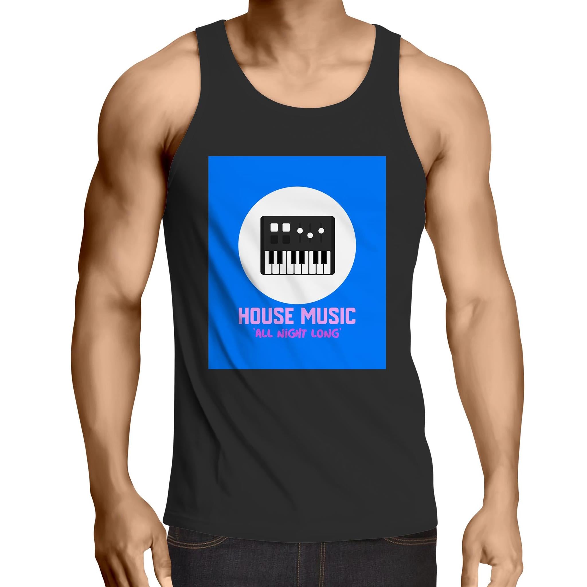 House Synth - Mens Singlet Top