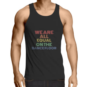 We are all Equal Repeat - Mens Singlet Top