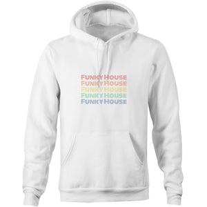 Funky House Repeat - Pocket Hoodie Sweatshirt