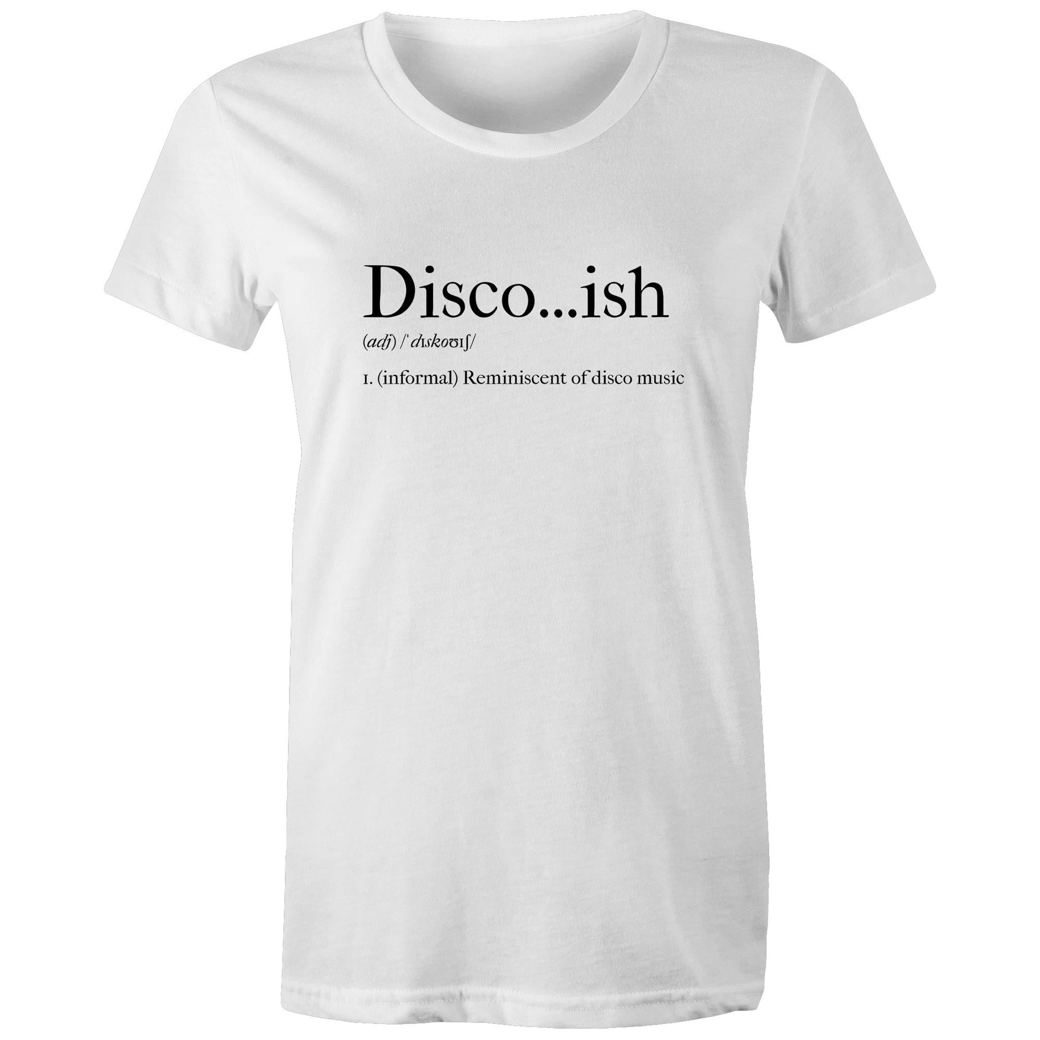 Disco...ish - Womens Crew T-Shirt