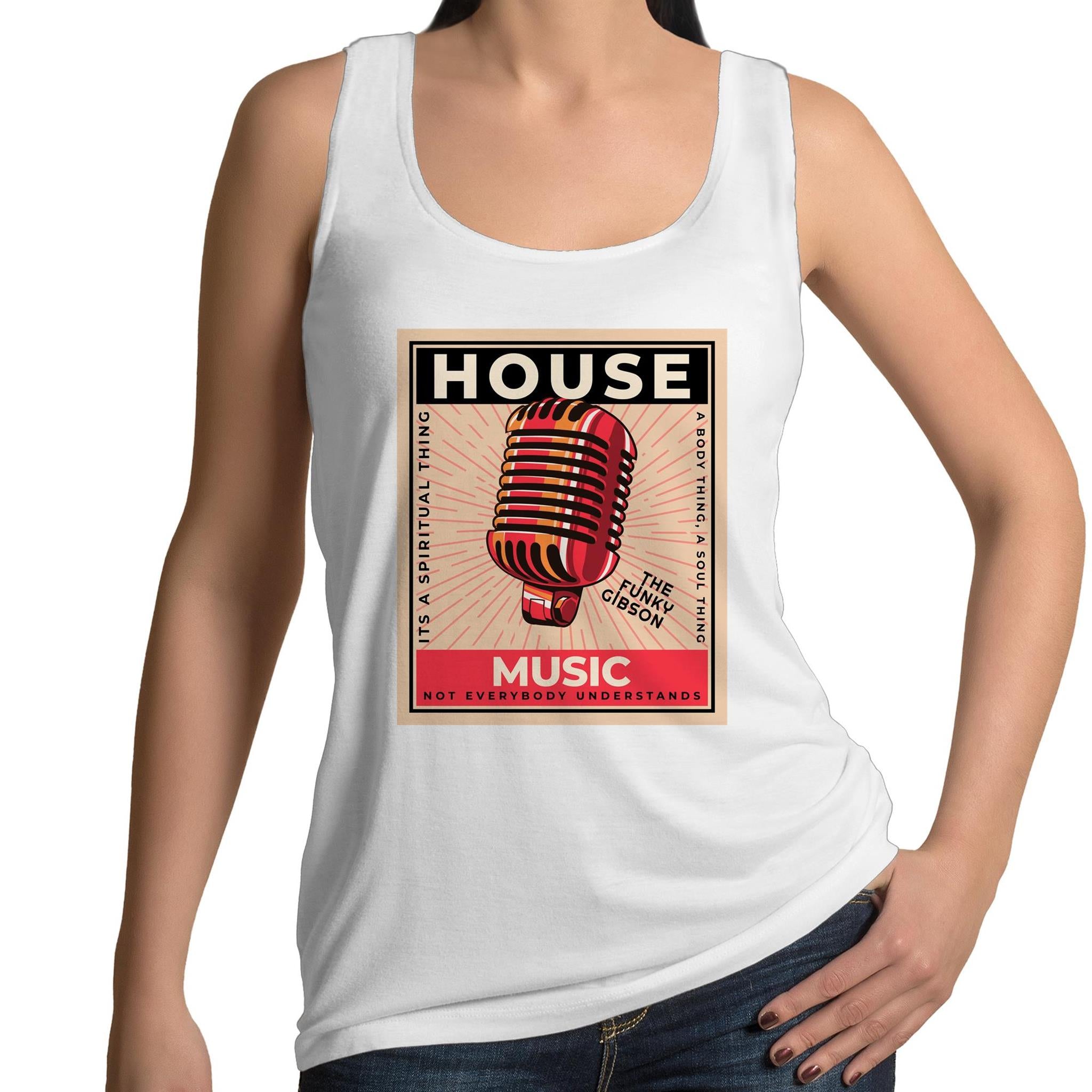 House Mike - Womens Singlet