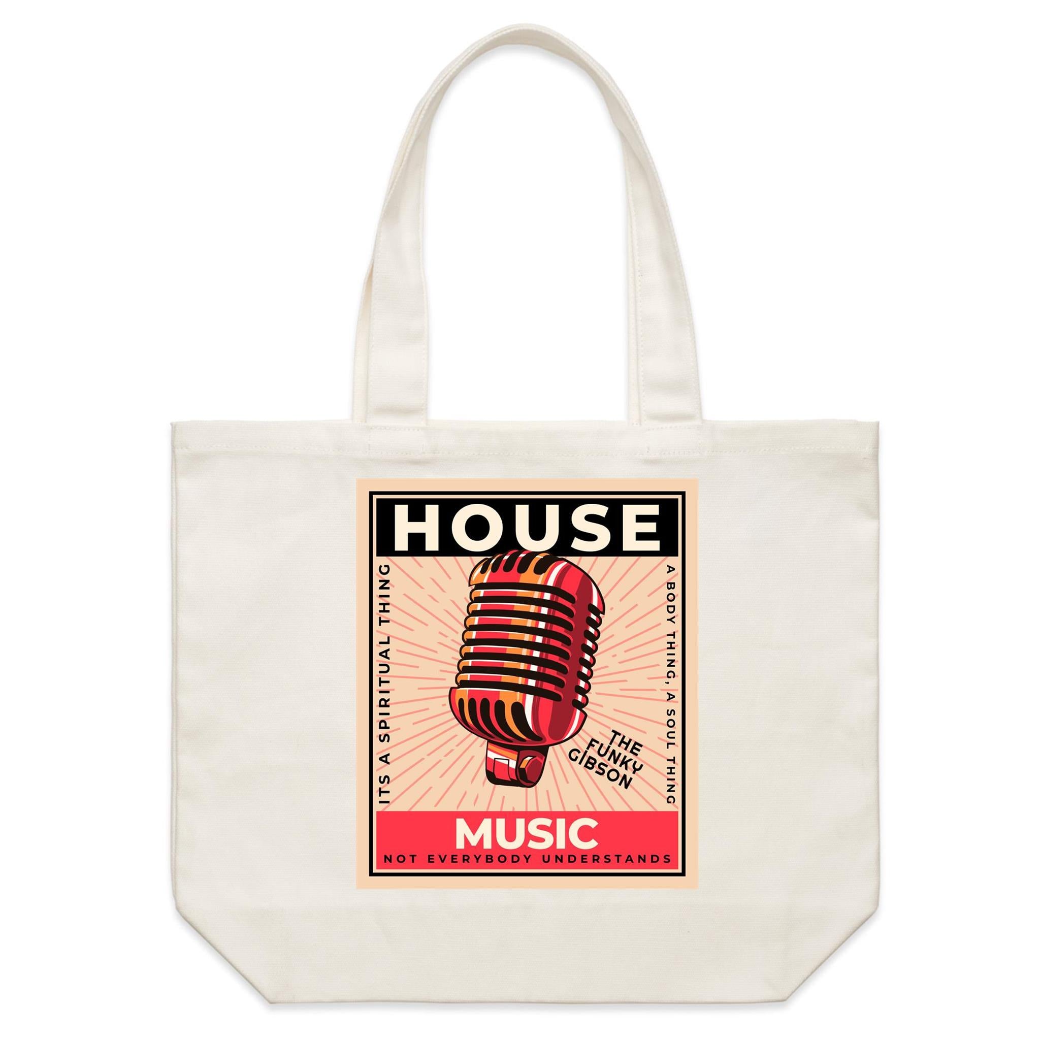 House Mike - Shoulder Canvas Tote Bag