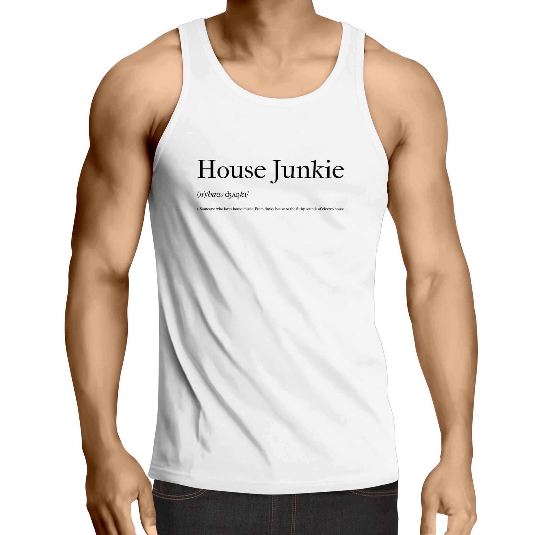 House Junkie - Mens Singlet Top