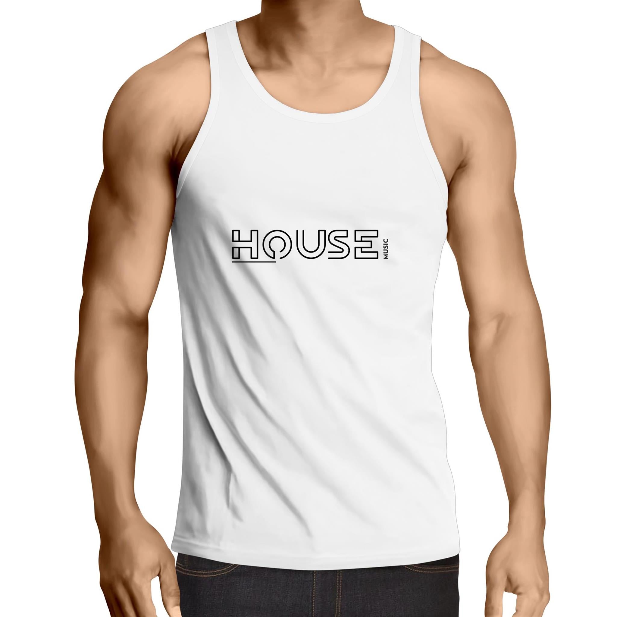 House Logo - Mens Singlet Top