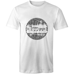 Funky Gibson Discoball - Mens T-Shirt