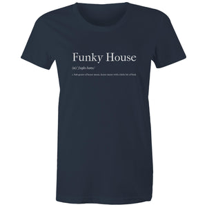 Funky House- Womens Crew T-Shirt