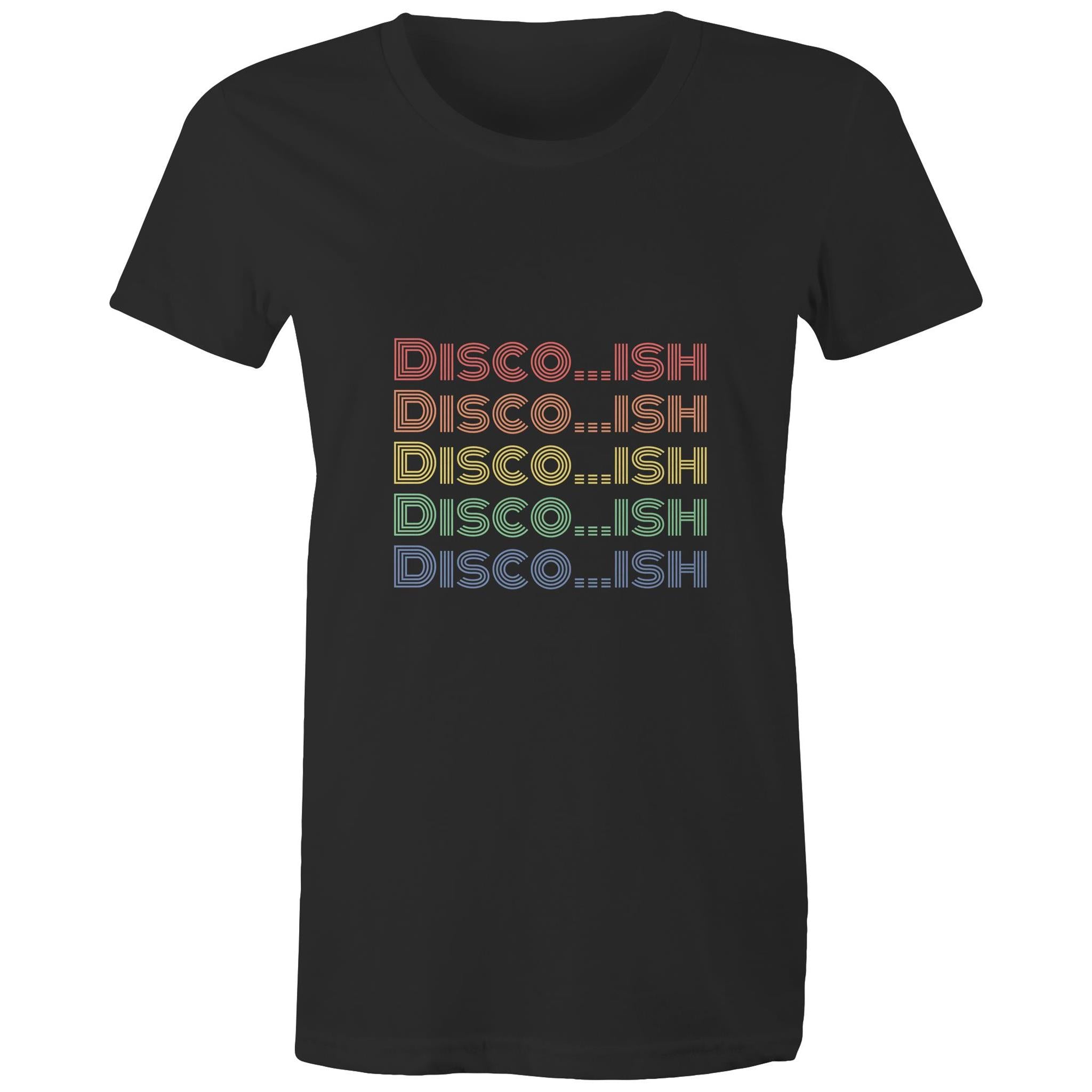 Disco...ish Repeat - Womens Crew T-Shirt