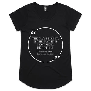 Sex Machine - Womens Scoop Neck T-Shirt