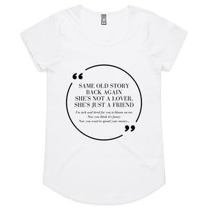 Wish I Didn't Miss You - Womens Scoop Neck T-Shirt