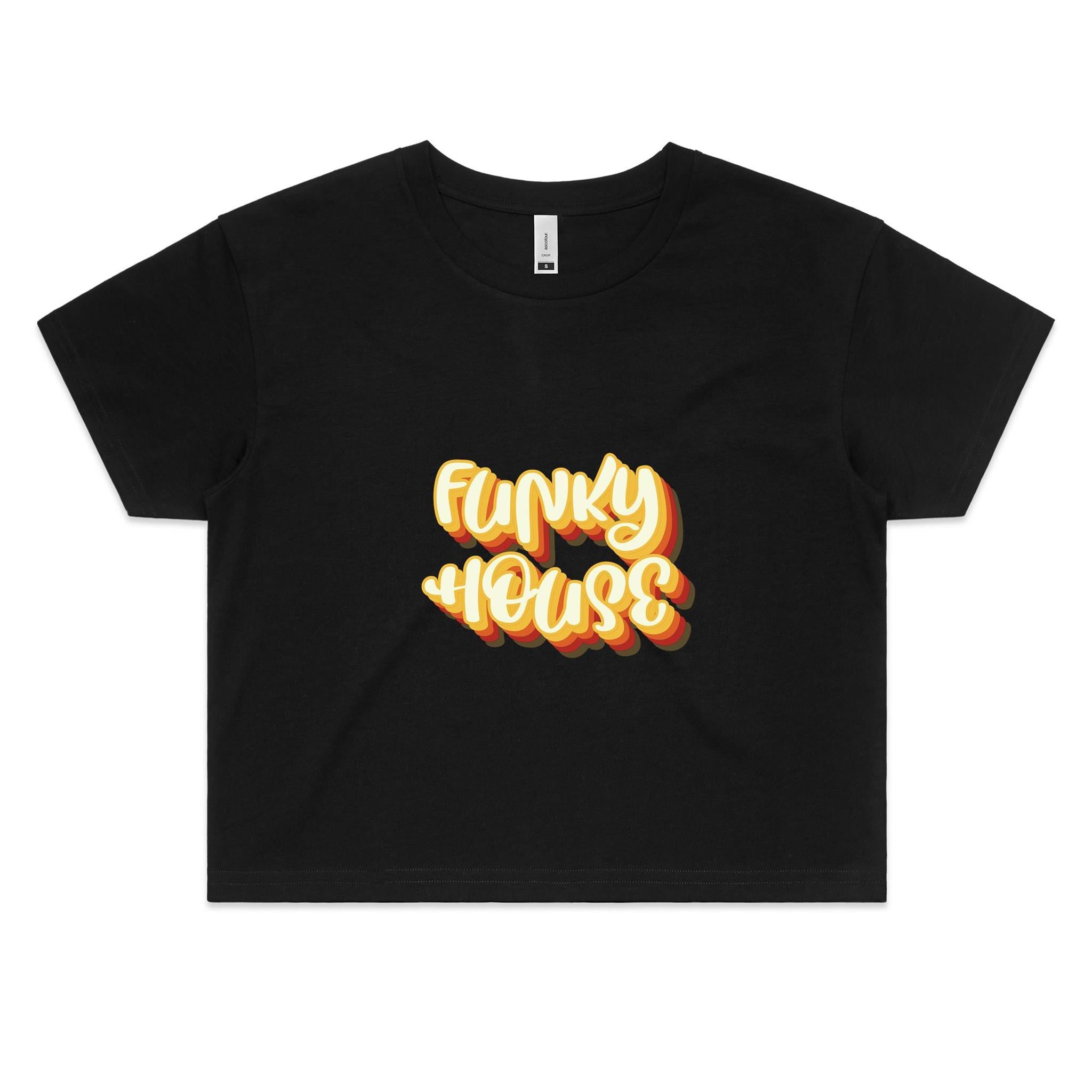 Funky House 70's - Women's Crop Tee