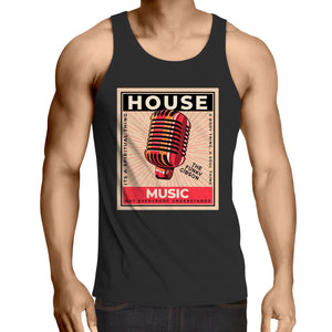 House Mike - Mens Singlet Top