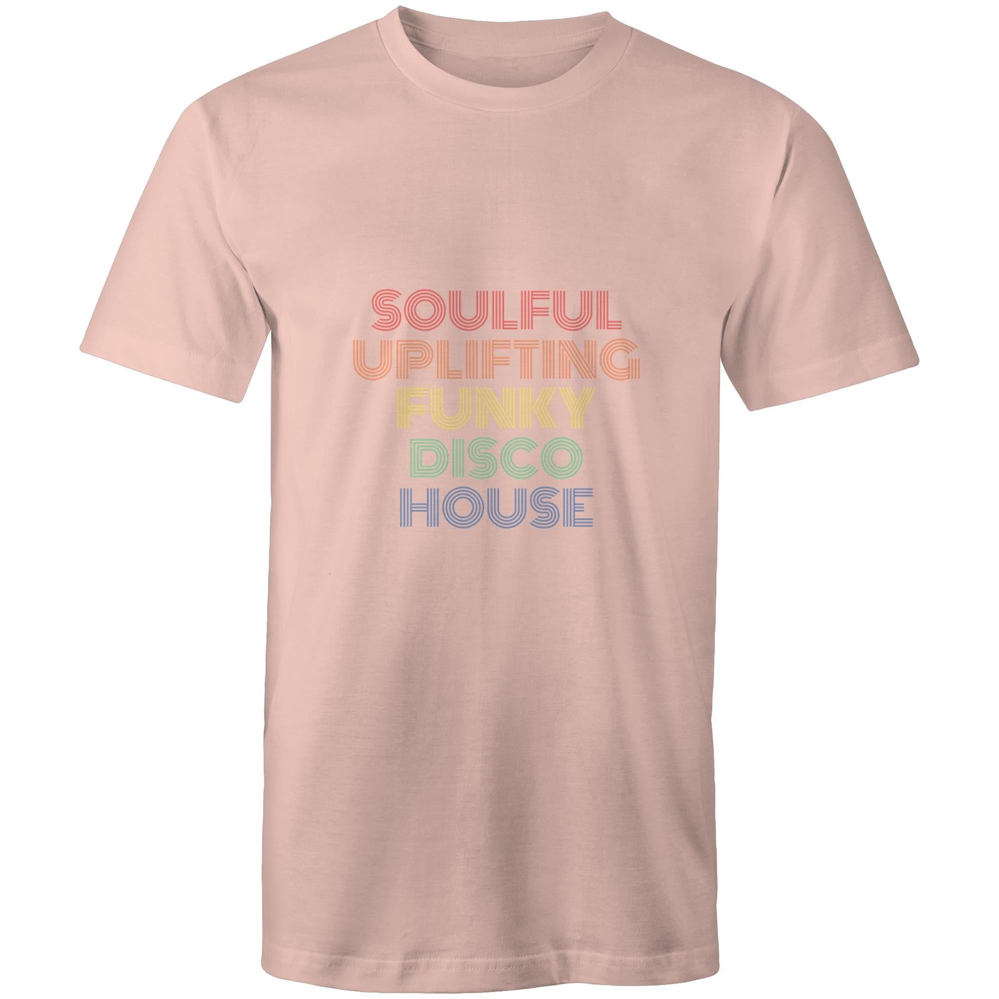 Soulful, Uplifting, Funky Disco, House - Mens T-Shirt