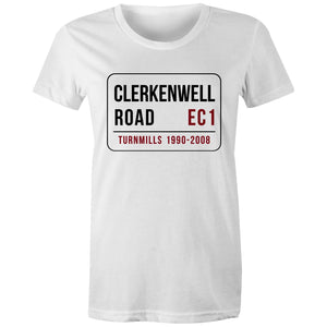 Clerkenwell Road - Womens Crew T-Shirt