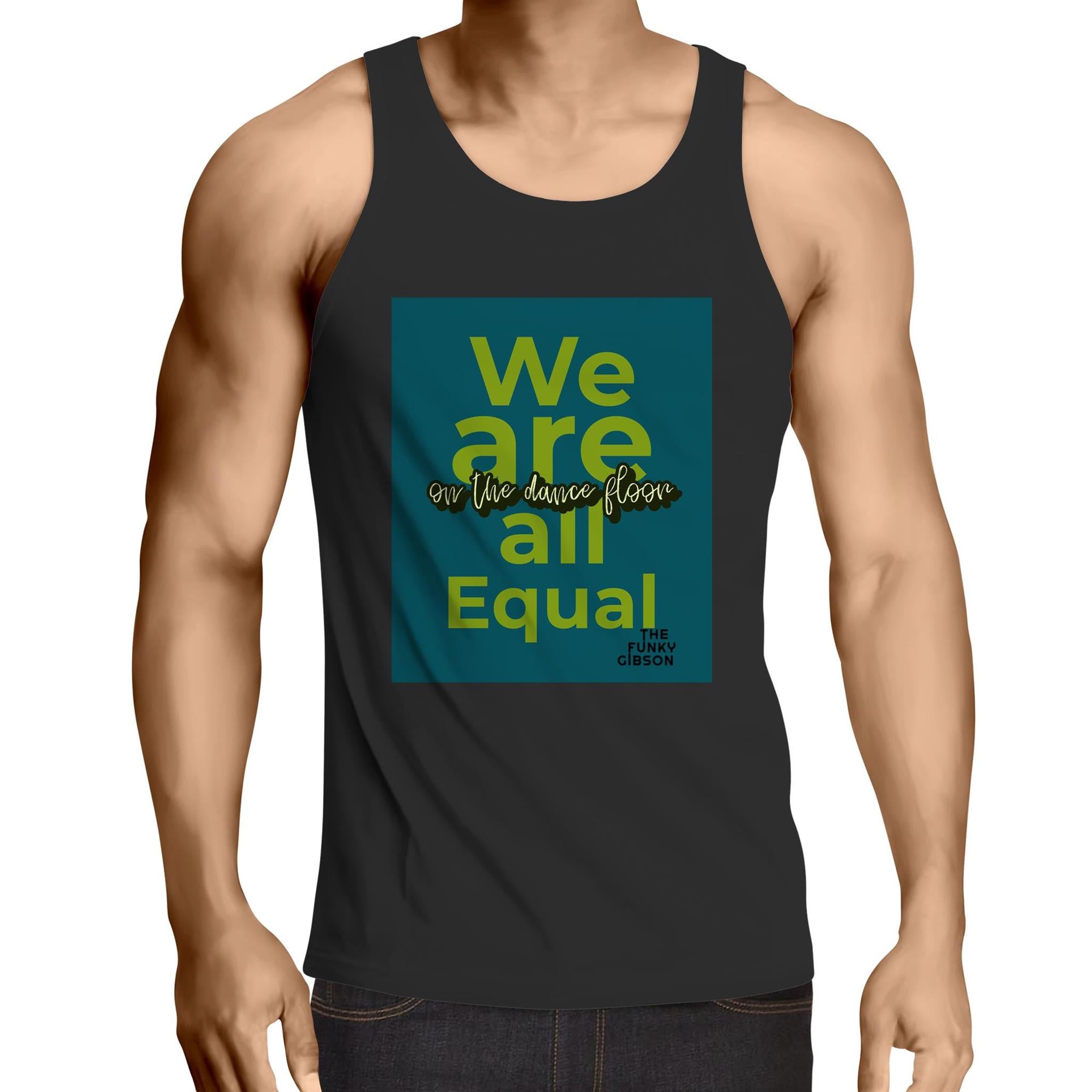 We are all Equal - Mens Singlet Top