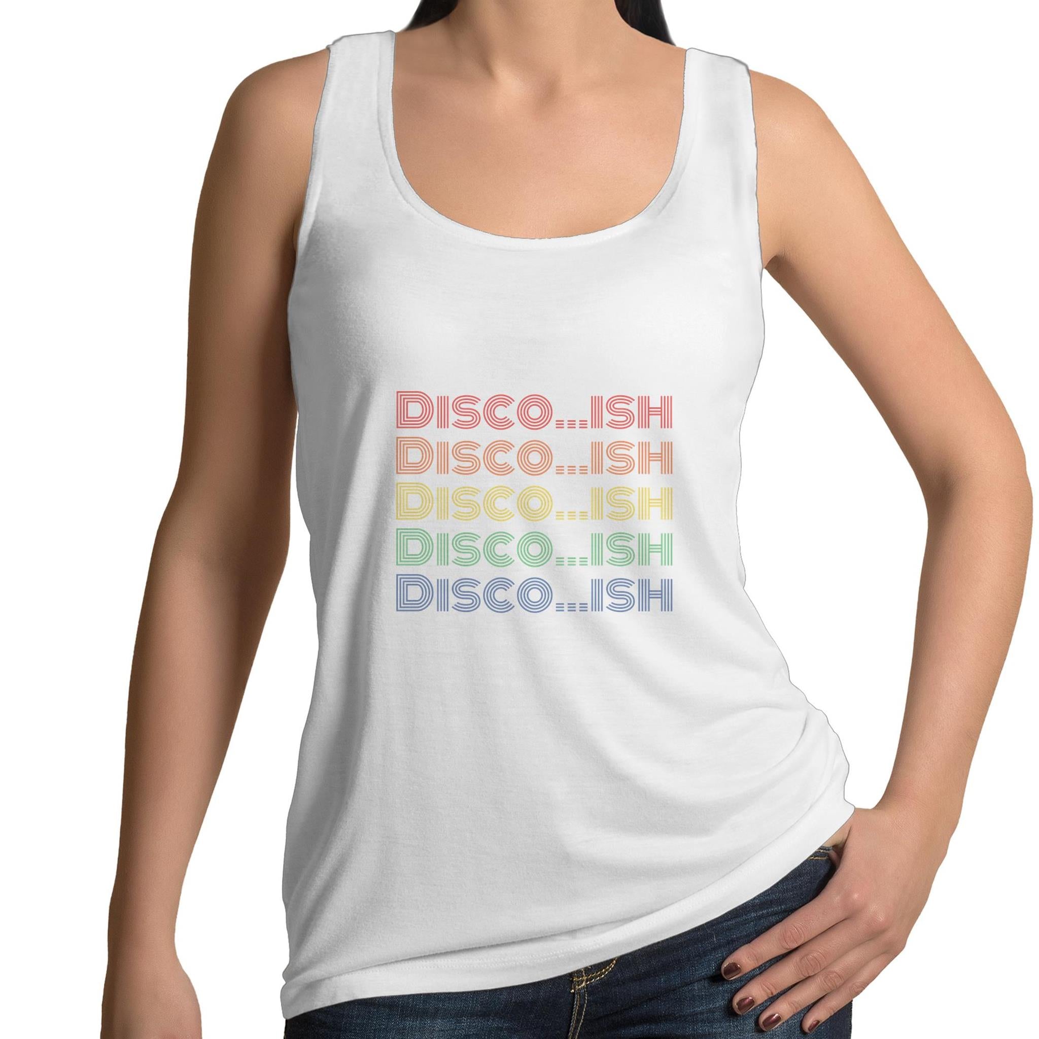 Disco...ish Repeat - Womens Singlet