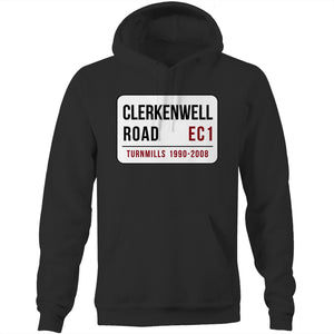 Clerkenwell Road EC1- Pocket Hoodie Sweatshirt