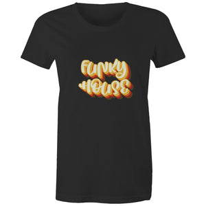 Funky House 70's - Womens Crew T-Shirt