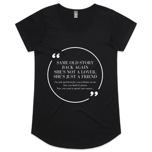 Wish I Didn't Miss You - Womens Scoop Neck T-Shirt